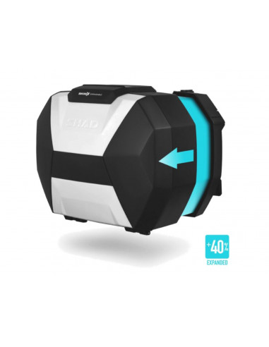 PACK MALETAS LATERALES EXPANDIBLES SHAD SH38X...