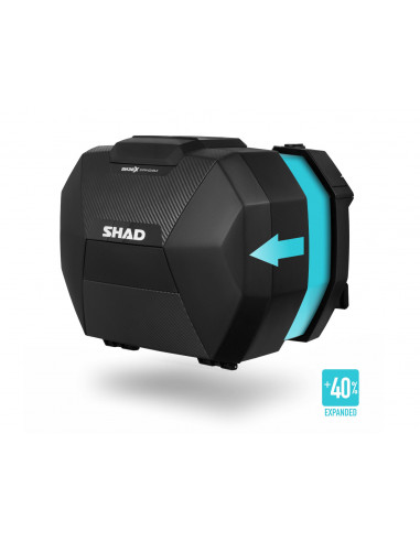 PACK MALETAS LATERALES EXPANDIBLES SHAD SH38X...